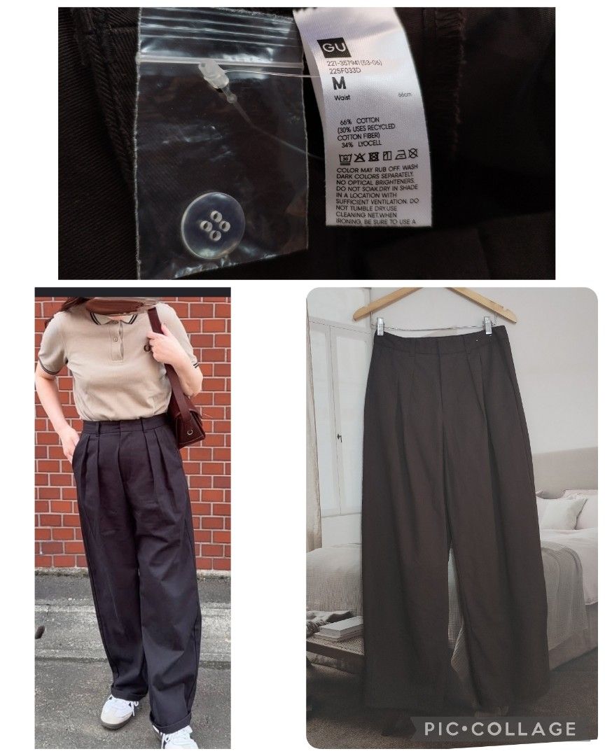 Gu by uniqlo dark choco barrel pants (Category: Other Bottoms) located in Lucena. Submitted by styleddsc (Listing ID 1468529043, Image 1). Description: No fade Fits 28-29"waistline.
