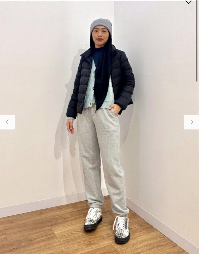 GU Grey Jogger Sweatpants Drawstring Pants Size M (Category: Joggers) located in Cavite. Submitted by yakultjeni85475 (Listing ID 1468685654, Image 2). Description: - Brand: GU - Size: M - Color: Light Grey - Material: Soft cotton blend - Features: Elastic waistband with drawstring, two side pockets, and fitted ankle cuffs - Condition: Brand new with tag attached - Style: Minimalist and comfortable for daily lounging or running errands.