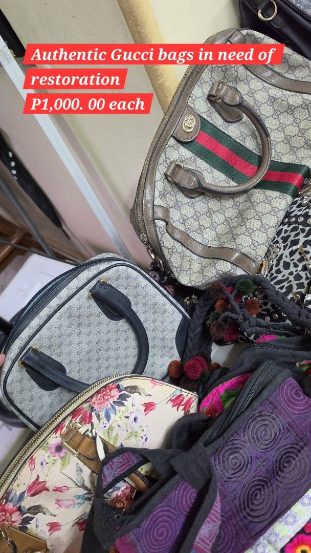 Gucci and Coach bag (Category: Luxury Bags & Wallets) located in Paranaque City. Submitted by natkat.odds_and_ends (Listing ID 1468710207, Image 1). Description: Authentic Gucci and Coach bag. 📌 Betterliving, Paranaque City .