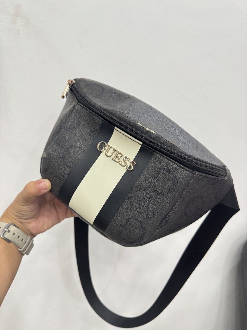 Guess belt body bag (Category: Cross-body Bags) located in Manila. Submitted by swiftocean.522afc (Listing ID 1468621502, Image 1). Description: Legit guess na stock kaya nag bakbak bawal sa maarte.
