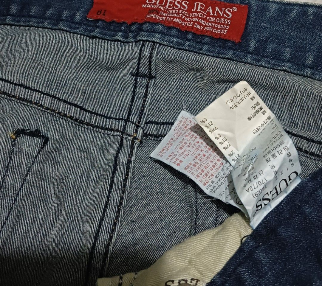 Guess jeans (Category: Jeans) located in Ozamiz City. Submitted by meshthrift11 (Listing ID 1468599502, Image 3). Description: size 31-32 stretchable length 37.