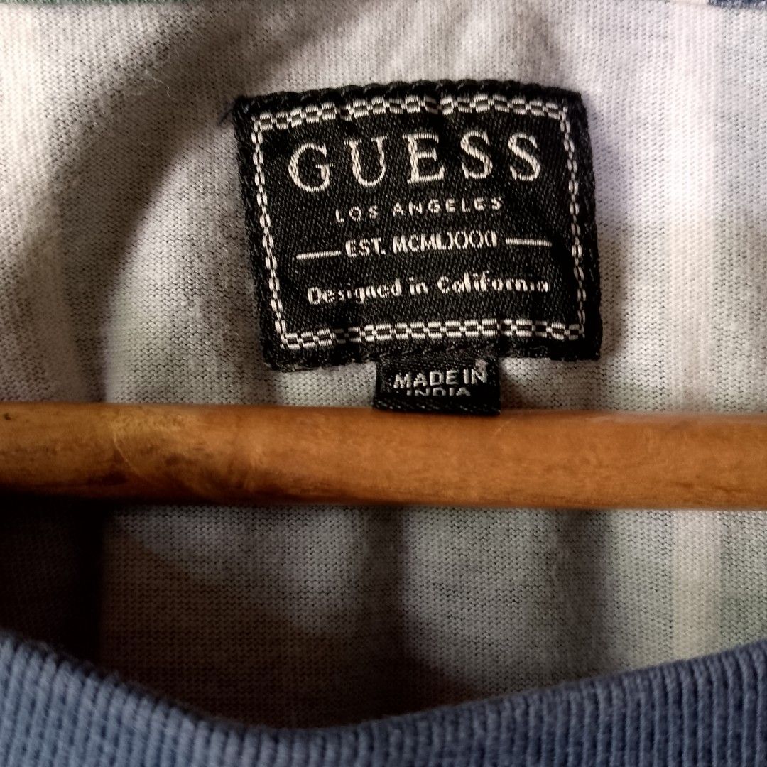 Guess Jeans Stripe Tee (Category: Formal Shirts) located in Antipolo. Submitted by _justdropby.ph (Listing ID 1468634680, Image 2). Description: no pinhole.