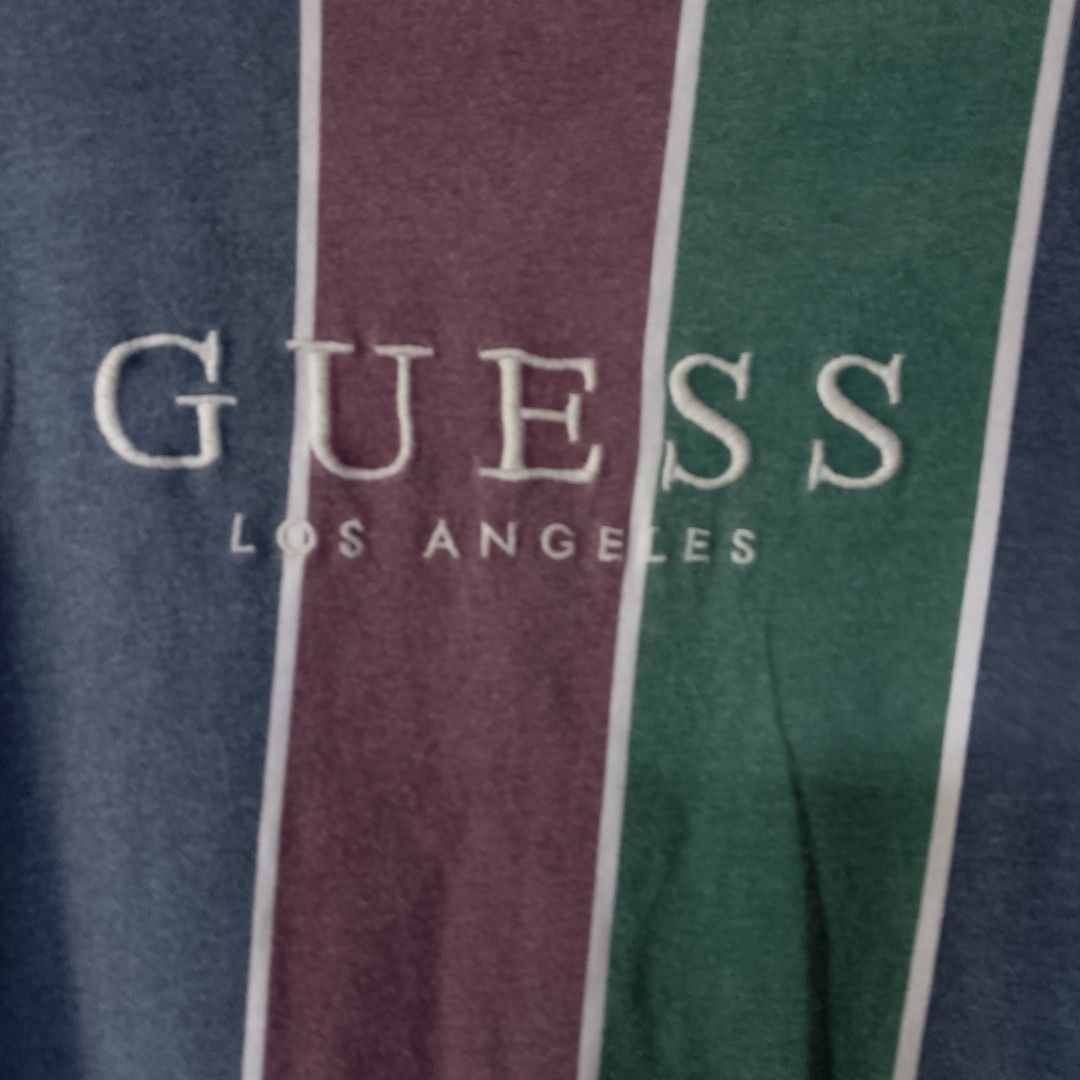Guess Jeans Stripe Tee (Category: Formal Shirts) located in Antipolo. Submitted by _justdropby.ph (Listing ID 1468634680, Image 3). Description: no pinhole.