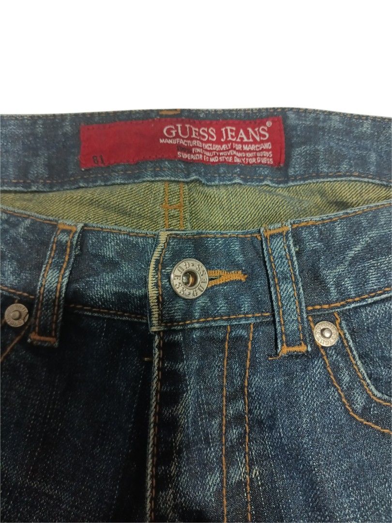 Guess Women's Jeans (Category: Jeans) located in Bislig. Submitted by vanityarchives (Listing ID 1468604219, Image 2). Description: low waist guess jeans! very y2k! cute in actual just pair with other y2k tops size 22-24 low waist.