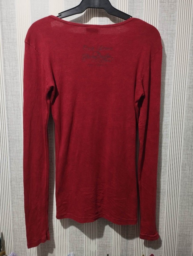 HARLEY DAVIDSON 2007 WOMENS LONG SLEEVES TEE (Category: Longsleeves) located in Zamboanga. Submitted by 2ndhandscore (Listing ID 1468657244, Image 2). Description: MEDIUM ON TAG 15 INCHES WIDTH PIT TO PIT 26 INCHES LENGTH.