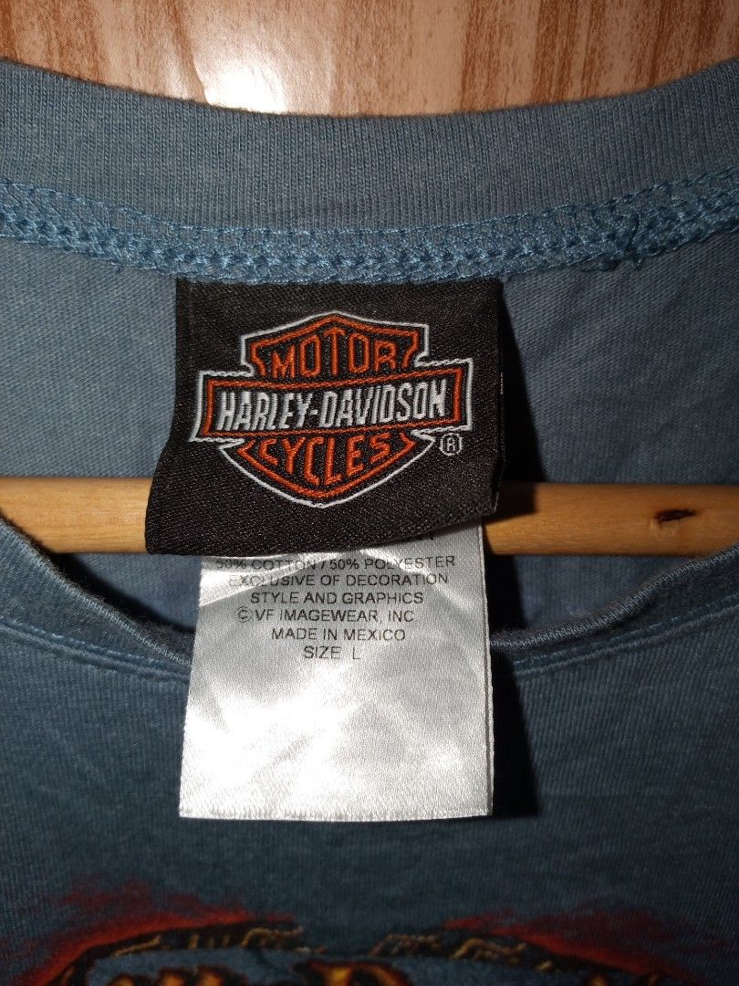 Harley Davidson for women's (Category: Shirts) located in Siquijor. Submitted by jallthi4_12345 (Listing ID 1468643390, Image 2). Description: size large but fit Medium for womens no issue courier JNT EXPRESS MOP-GCASH.