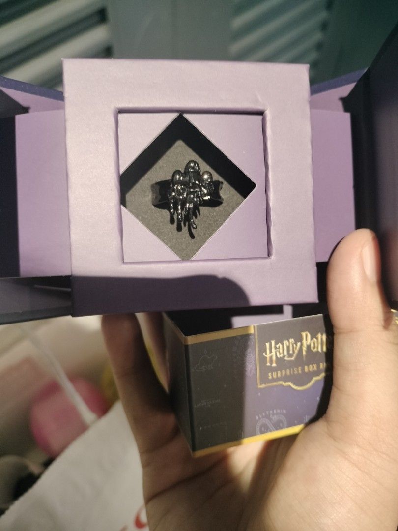 Harry Potter Dementor Ring (Category: Western Merchandise) located in Dumaguete. Submitted by r1x_leinx (Listing ID 1468564606, Image 1). Description: fixed Price opened to see content brand new originally bought from Miniso .