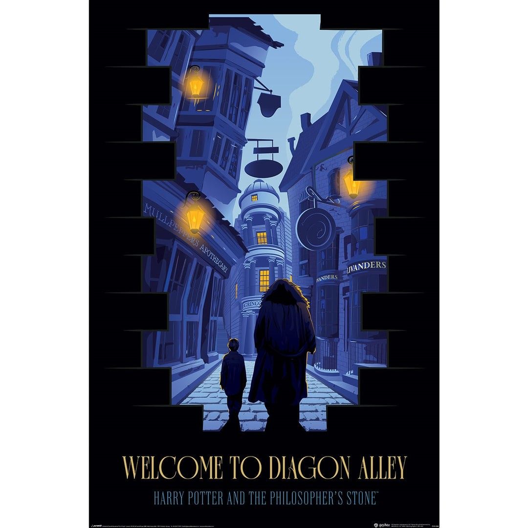 Harry Potter official licensed poster (Category: Art & Prints) located in Manila. Submitted by jhenaloymerchandise (Listing ID 1468524940, Image 2). Description: ₱1,500 each poster no post on Sundays = ₱1,500 first years this way = ₱1,500 welcome to diagon alley = ₱1,500 official licensed brand new sealed made in UK size 36by 24 inches.