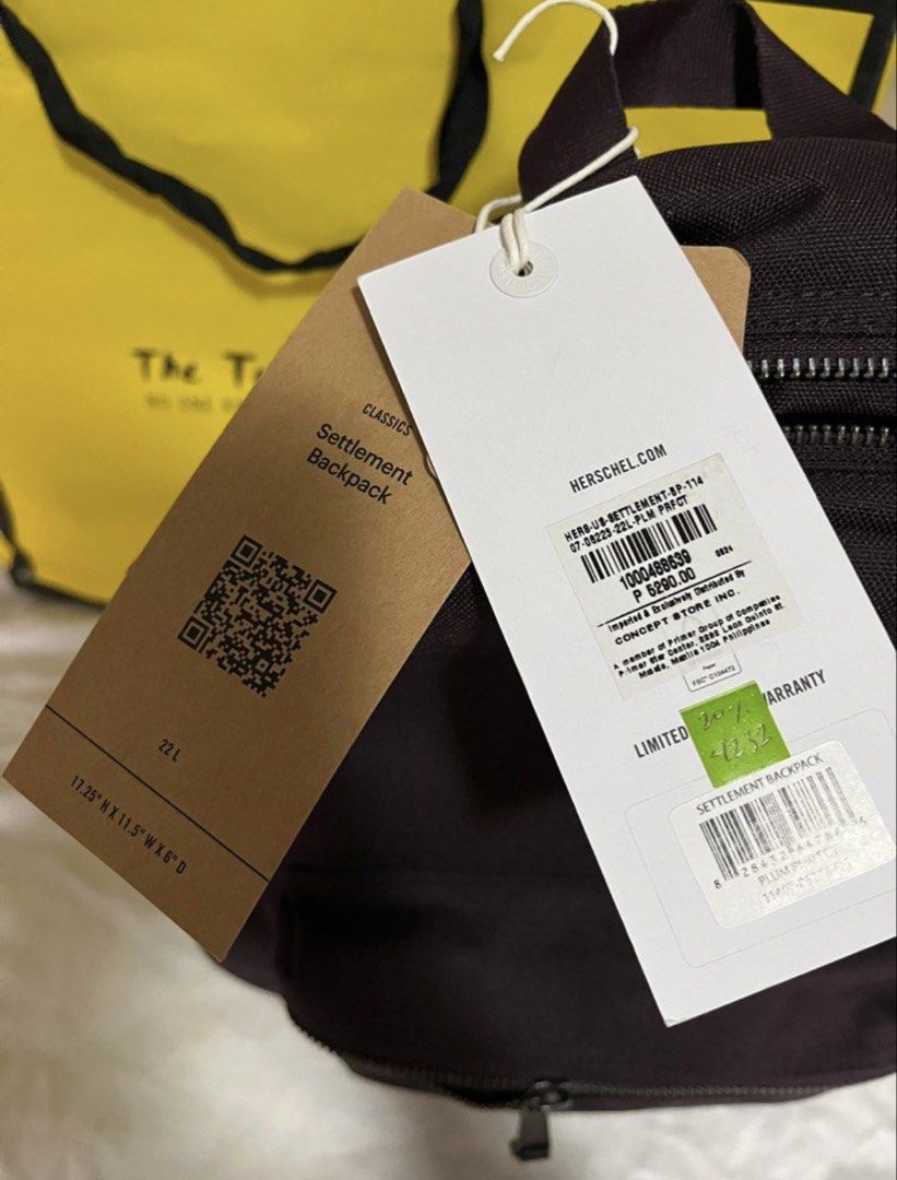 Herschel Settlement Backpack | XL - 30L (Category: Backpacks) located in Mabalacat. Submitted by fourthoct (Listing ID 1468513086, Image 2). Description: ⭐️ got this on sale (see tag for the original price) ⭐️ used twice for uni ⭐️ can fit 15 - 16’ laptops ⭐️ perfect for uni ⭐️ DM for the LP 📍PAMPANGA 🧾 GCASH 🚚 J&T.