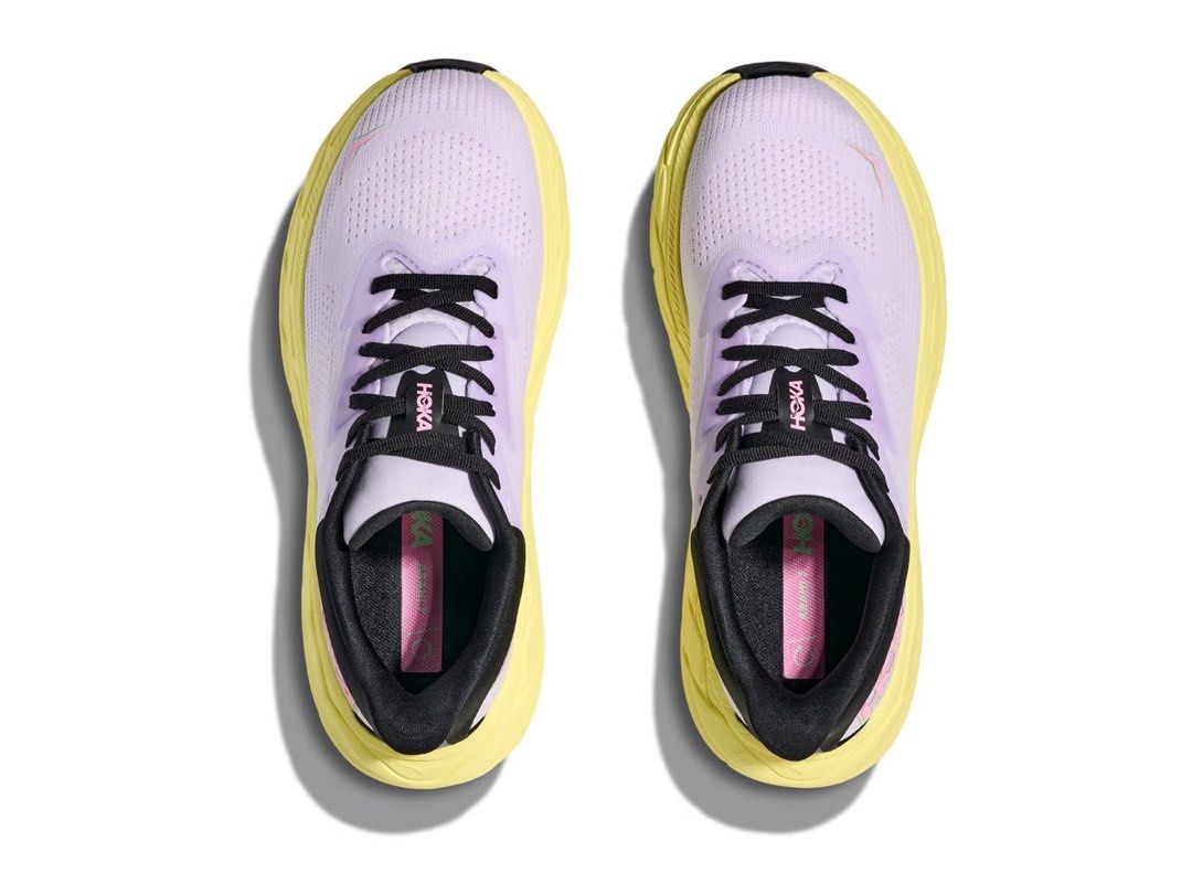 HOKA Arahi 7 Starlight Glow with box and receipt (Category: Sneakers) located in Quezon City. Submitted by dropdeadprices (Listing ID 1468588607, Image 1). Description: - Brand: HOKA - Model: Arahi 7 Women's Running Shoes - Size: 7.5B - Condition: Worn a few times, minor dirt marks on uppers, soles still have plenty of grip, very comfortable for walking and running - Features: Super comfortable stability shoes - Inclusion: Original blue shoebox a