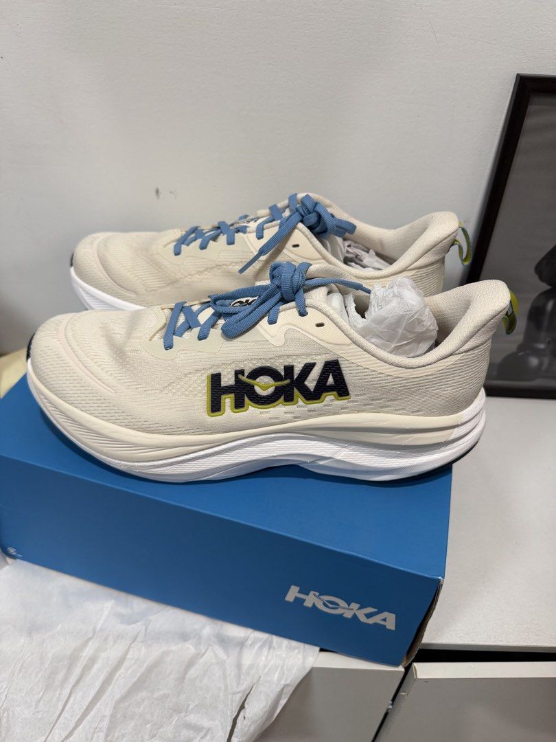 Hoka Skyflow Birch/Alabaster (Category: Casual Shoes) located in Pasig City. Submitted by thewatchkidph (Listing ID 1468621702, Image 3). Description: For sale! Hoka Skyflow Birch/Alabaster Brandnew condition! Fitted only! Size US 10D 4.3k Kapitolyo Pasig / Uptown BGC.