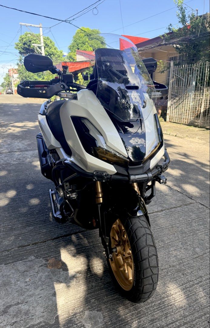 Honda ADV350 (Category: Motorbikes for Sale) located in Quezon City. Submitted by 27niceguy (Listing ID 1468658999, Image 2). Description: Honda ADV 350 Pearl White (Color Already Indicated) 3,300 odometer only This is my Personal Scooter under my Name I am the Owner Seller Complete Original Papers OR/CR LTO Plate Available Registered for 3 Years 2026-2029 With Receipts, Manuals, Certificate of Sales And Extra key (not yet programmed) and code FR