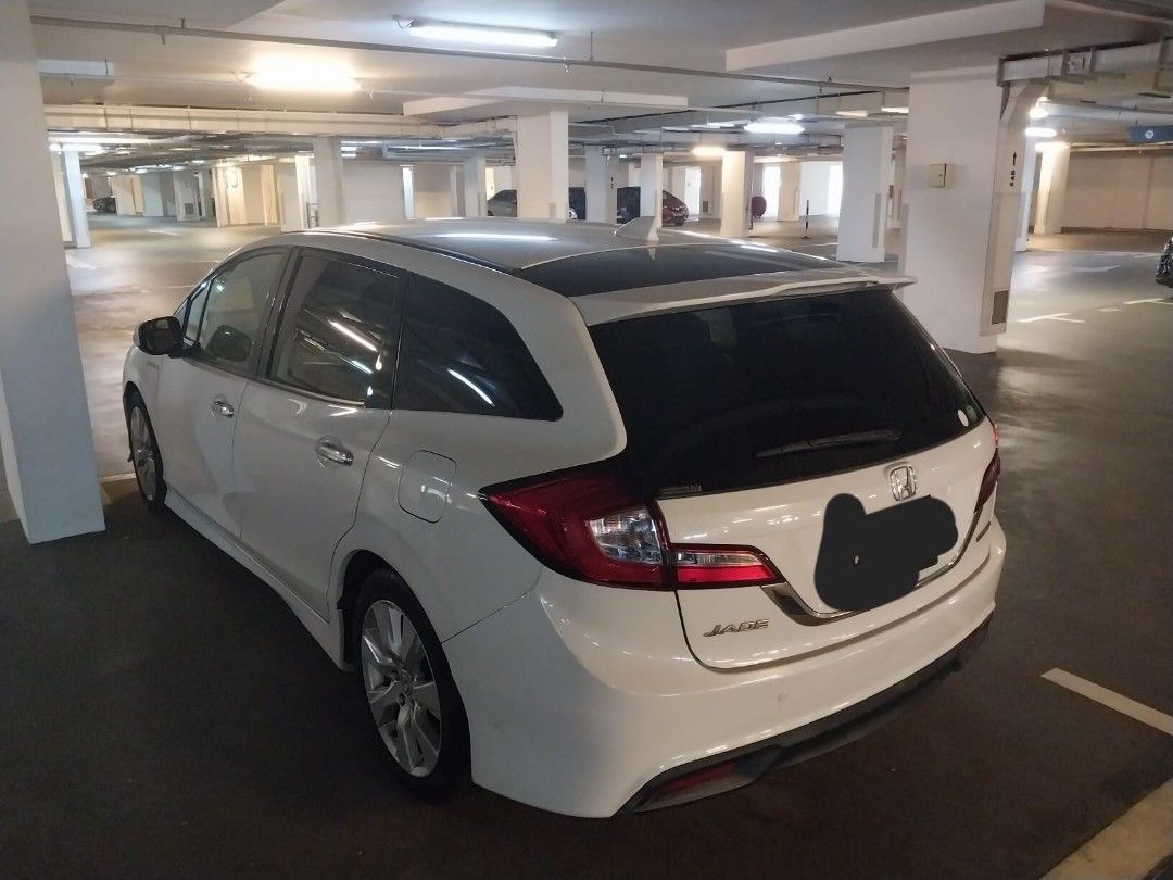 Honda Jade Hybrid 1.5 X (A) (Category: Used Cars) located in Singapore. Submitted by clearly (Listing ID 1468569034, Image 1). Description: Selling my pristine, well-maintained Honda Jade Hybrid. Extremely fuel-efficient 6-seater family car (averaging up to 20- 25 km/L) with smooth engine, digital display and Honda ADAS sensing. Careful owner for last 8.5 yrs, parked under shelter daily. Strictly no dealer or agents. Perfect option if you need a 