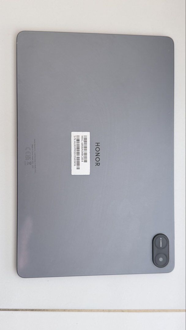 HONOR X8a TAB (4/128) WiFi only (Category: Android) located in Binan City. Submitted by kuyathan (Listing ID 1468551244, Image 2). Description: Original Legit Authentic Model NDL W09 4+4 GB RAM, 128 GB storage Unit only with replacement Bavin charger & case, No issue, NO SWAP, No repair history, NO TO RESELLERS !!!, may Maliit na dent and a discolored side (see pictures) NEGOTIABLE PRICE FOR NEARBY BUYER.