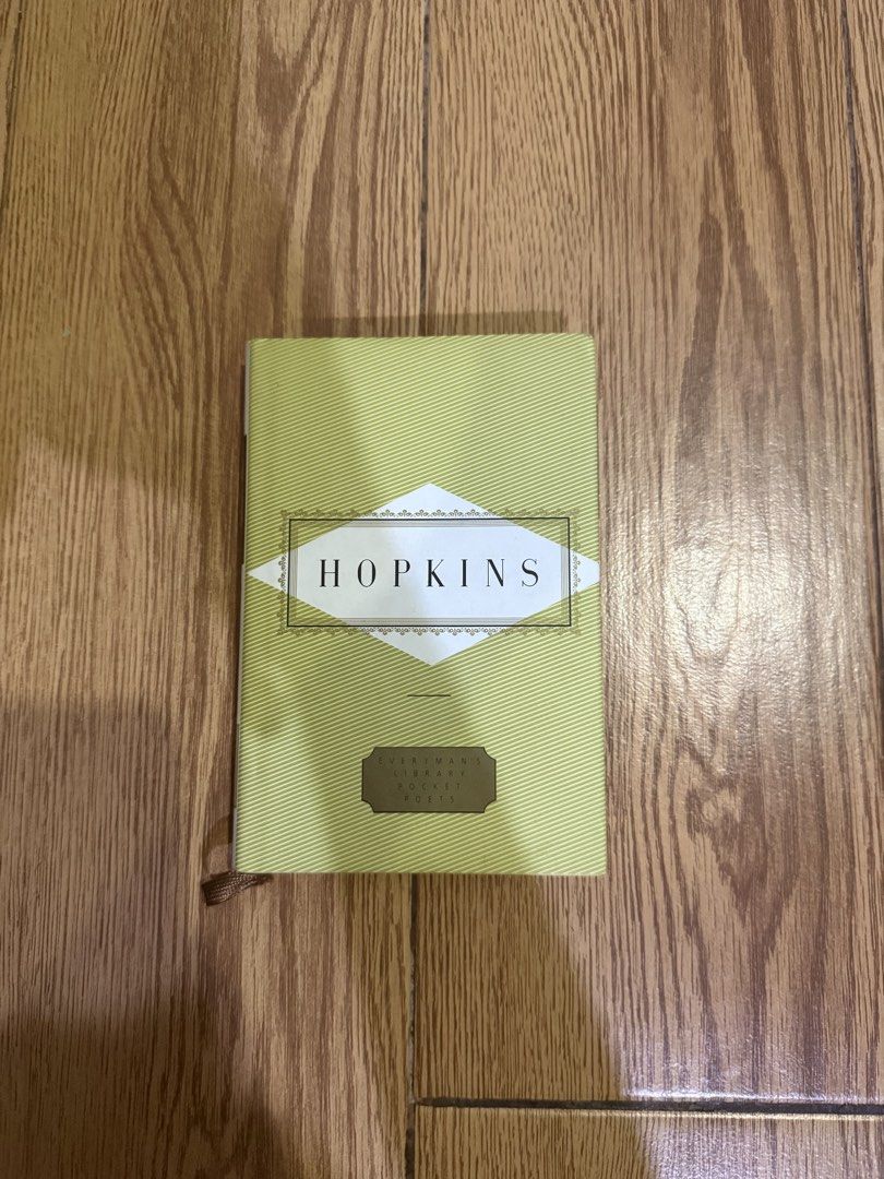 Hopkins | Everyman’s Library Pocket Poets (Category: Storybooks) located in Guiguinto. Submitted by _booktalksph (Listing ID 1468644104, Image 1). Description: Condition: 🔖 Slight foxing 🔖 No tanning 💌 Feel free to DM for inquires ~~ 💌 Location: Bulacan 💌 MOP: Bank Transfer or Gcash 💌 MOD: Direct JNT // 📬Starts at 54 for MMPB books // 📬Starts at 74 for TP/HB books.