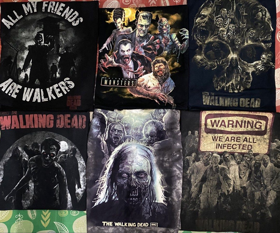 Horror Tees (Category: Activewear) located in Imus. Submitted by renzgotyow.696 (Listing ID 1468541974, Image 1). Description: 4 - The Walking Dead Tees 1 - Halloween Nights 1 - TWD Board Short.