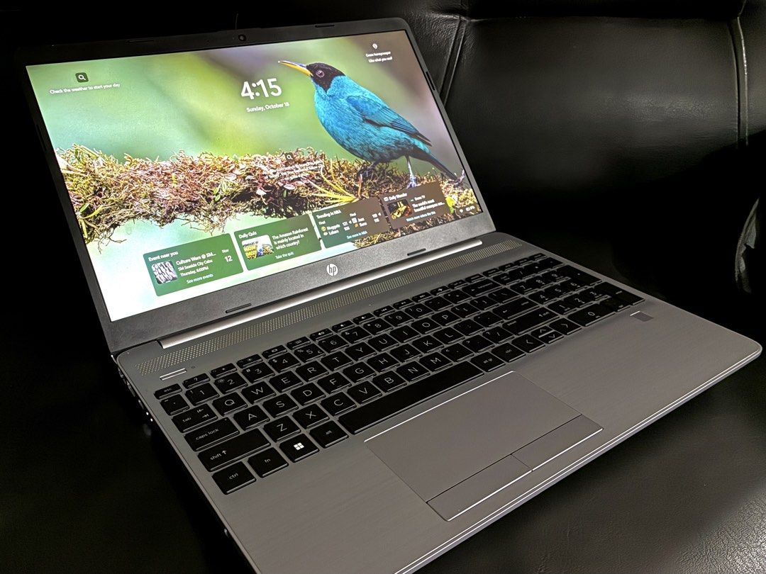 HP 255 15.6 Inch G9 Notebook PC (Category: Laptops & Notebooks) located in Tanauan. Submitted by theitgirlsdibs4 (Listing ID 1468709355, Image 1). Description: - Model: HP 255 15.6-inch G9 Notebook PC (Silver Chassis) - Performance: AMD Ryzen 5 processor, 16 GB memory, and Radeon graphics - Condition: Clean screen and fully functioning keyboard layout with number pad - Included Freebies & Accessories: Power adapter, manual, wireless mouse, SanDis
