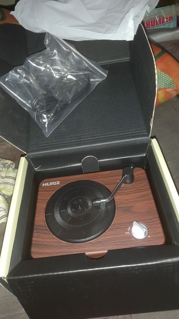 HR-MINITURN MINIATURE TURNTABLE BLUETOOTHSPEAKER (Category: Other Audio Equipment) located in Caloocan City. Submitted by itsmejohncarlo (Listing ID 1468708880, Image 3). Description: CONTACT ME #09457324691 (if u are surebuyer we can negotiate My lastprice.