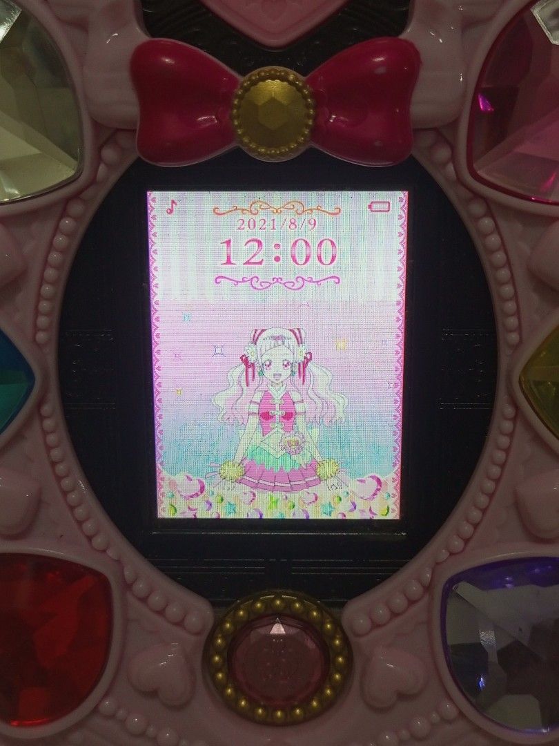 Hugtto! PreCure Mirai Pad & Memorial Cure Clock Set (Category: Character Goods) located in Quezon City. Submitted by mackylolz (Listing ID 1468688637, Image 3). Description: Hugtto! PreCure Mirai Pad & Memorial Cure Clock Set Authentic Japan Item Tested/Working Screen and Sound Battery: 4pcs AAA (not included) Issue: Missing Touch Pen but still can function using finger What you see is what u get Pls see pic for details.
