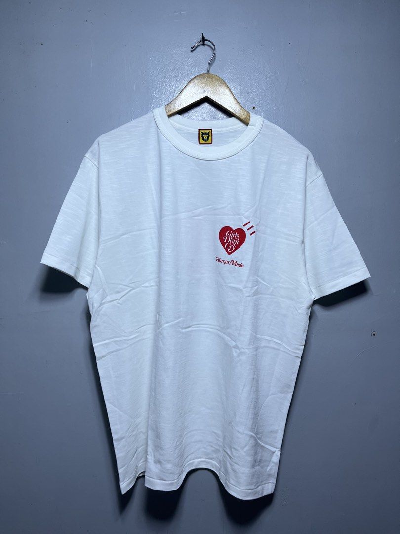 Human Made GDC Tshirt (Category: Tshirts & Polo Shirts ) located in Manila. Submitted by madisonkros (Listing ID 1468591526, Image 1). Description: Human made “ Girls Dont Cry Tshirt Authentic Small 23x28 Execellent 3,500 .