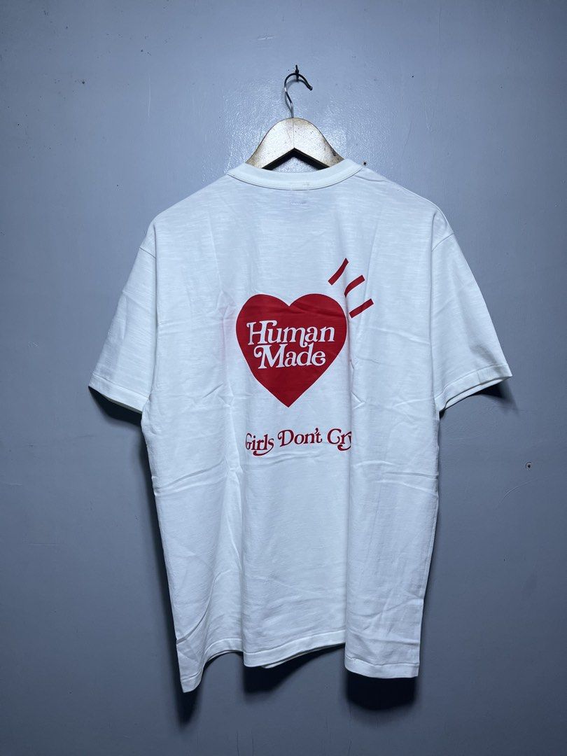 Human Made GDC Tshirt (Category: Tshirts & Polo Shirts ) located in Manila. Submitted by madisonkros (Listing ID 1468591526, Image 2). Description: Human made “ Girls Dont Cry Tshirt Authentic Small 23x28 Execellent 3,500 .