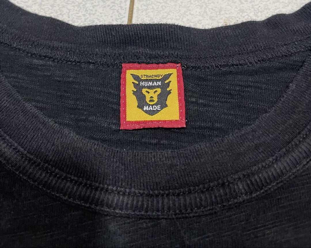 Human Made Tshirt (Category: Tshirts & Polo Shirts ) located in Mandaue City. Submitted by MJ_80 (Listing ID 1468650764, Image 3). Description: Human Made Tshirt Size XL Dimes: 22 X X28.5 See photos for measurements Color rate & Condition: 9.7/10 Price: 1,850 .