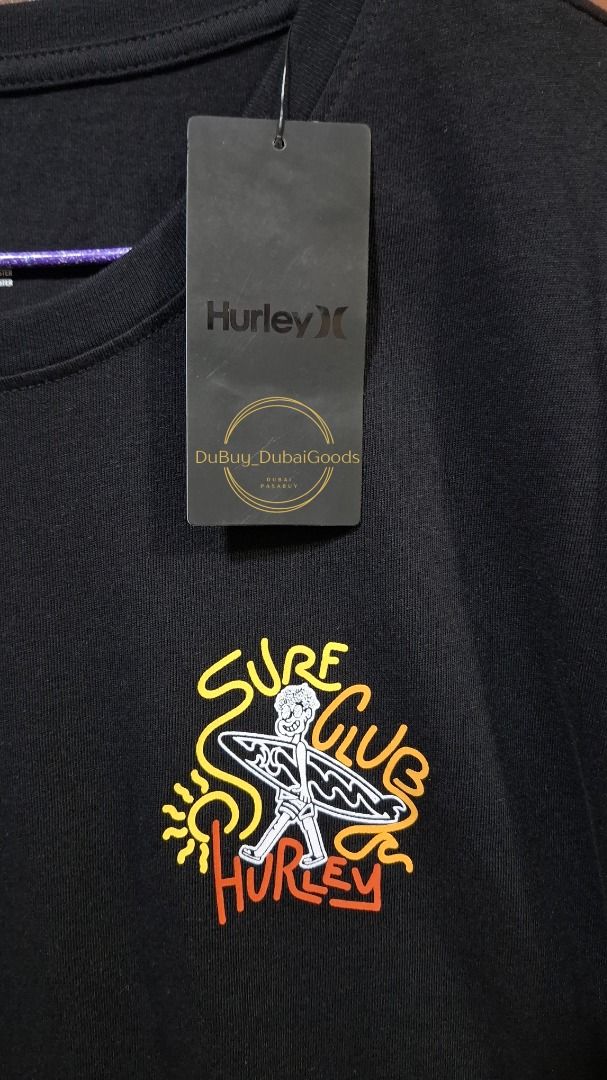 HURLEY T-SHIRT FOR MEN (Category: Tshirts & Polo Shirts ) located in Makati City. Submitted by dubuy_dubaigoods (Listing ID 1468636992, Image 3). Description: HURLEY T-SHIRT FOR MEN- 650 PESOS Perfect for casual wear, for office, for travel. ✅ ️ Black ✅ ️ Size : XL 💯 Original 💯 Brand New - Bought from Dubai PM NOW FOR ORDER Delivery Fee c/o of Customer Gcash, PayMaya, Maribank.