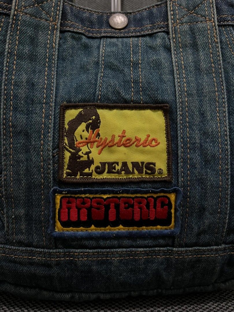 Hysteric Glamour Denim Tote Bag (Category: Tote Bags) located in Baguio. Submitted by outdoor_threadsss (Listing ID 1468645258, Image 3). Description: 2nd Account whatthestore.