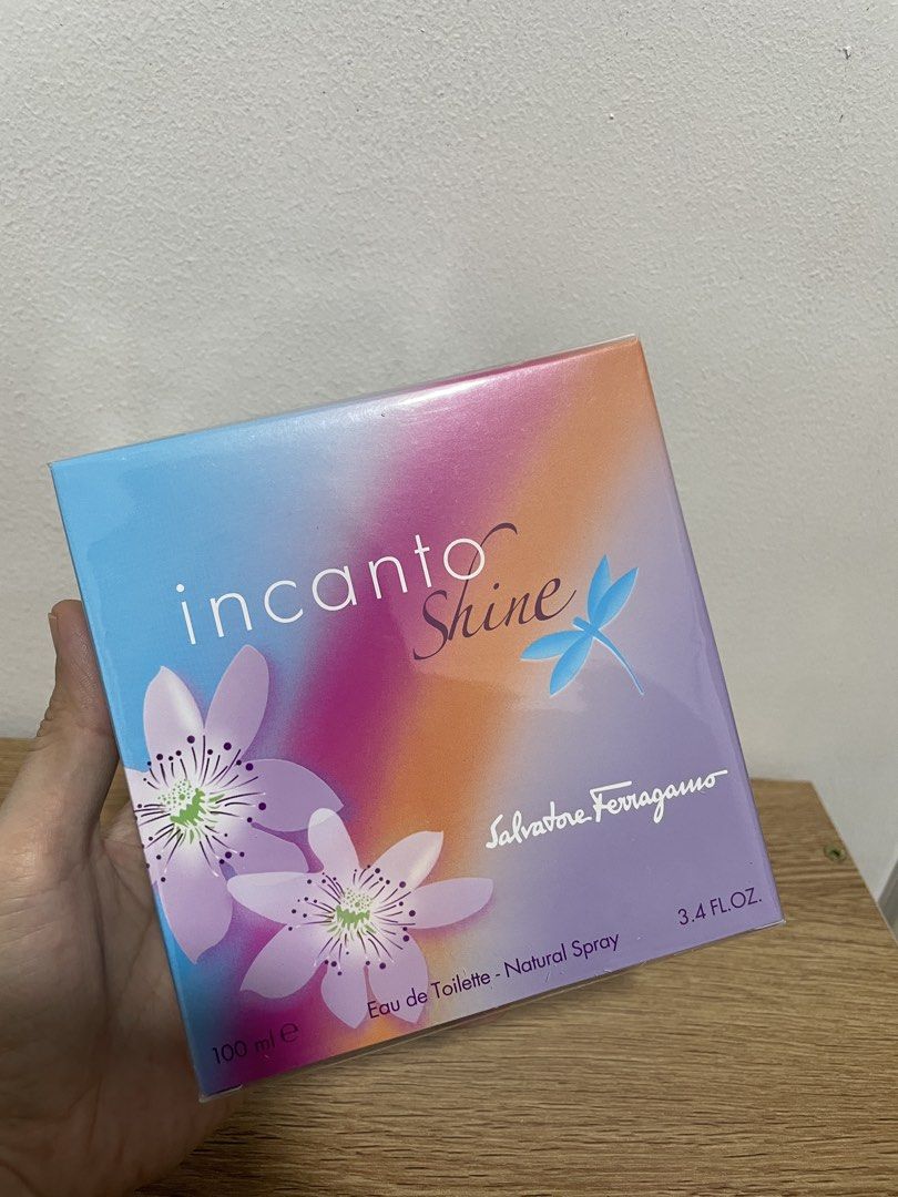 Incanto Shine (Category: Fragrance & Deodorants) located in Paranaque City. Submitted by meow_1222 (Listing ID 1468509300, Image 2). Description: Brand new and sealed 100ml in EDT. Bought in Riyadh Sept 2026.
