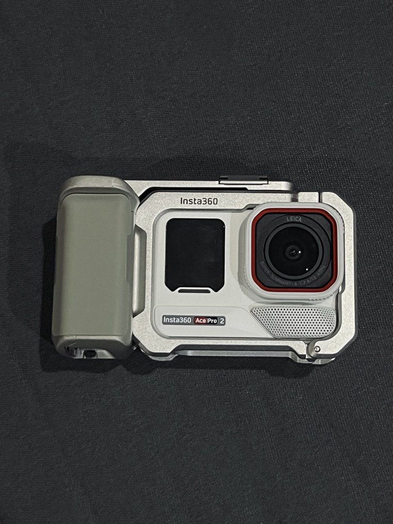 Insta360 Ace Pro 2 (Xplorer Bundle) (Category: Cameras) located in Manila. Submitted by by.nikki (Listing ID 1468597461, Image 1). Description: FOR SALE: Insta360 Ace Pro 2 (Xplorer Bundle) Price: ₱22,500 (Slightly negotiable for serious buyers) Condition: Secondhand (100% working electronics, clean lens & crisp screens) Location: Davao City / Cebu City RFS: Camera Upgrade Selling my Insta360 Ace Pro 2 metal cage. The camera captures stunning 8K 