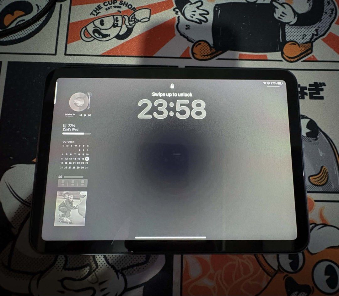 Ipad mini 6 256gb Wifi only Grey (Category: iPad) located in Santa Maria. Submitted by ryna._. (Listing ID 1468695994, Image 2). Description: For Sale: Ipad mini 6 256gb Wifi only Deets: - 80% Battery life as checked in Imazing - With working touch ID and Truetone - In good condition, used only for movies and games - 256gb Storage Inclusions: - With original box - With original charger brick and wire - With 2 free cases (Osee pro x Fold and Tri f