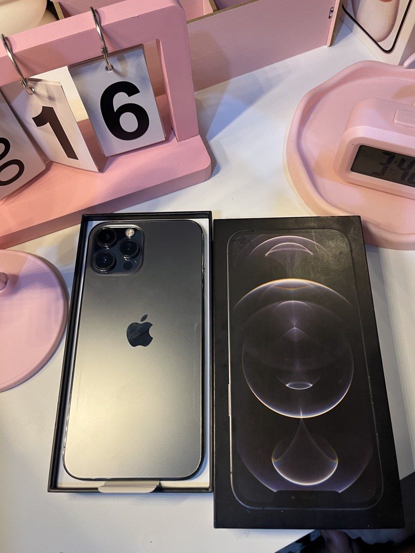 IPHONE 12 PROMAX (Category: iPhone 12 Series) located in Manila. Submitted by yishaaaalim (Listing ID 1468535558, Image 2). Description: FOR SALE ₱16,500 rush! IPHONE 12 PROMAX -128gb -76% original battery health -smooth performance -allworking -true tone/face id -unli check/reset upon meet up -openline -no issue unit case and original box 📍marikina loc.