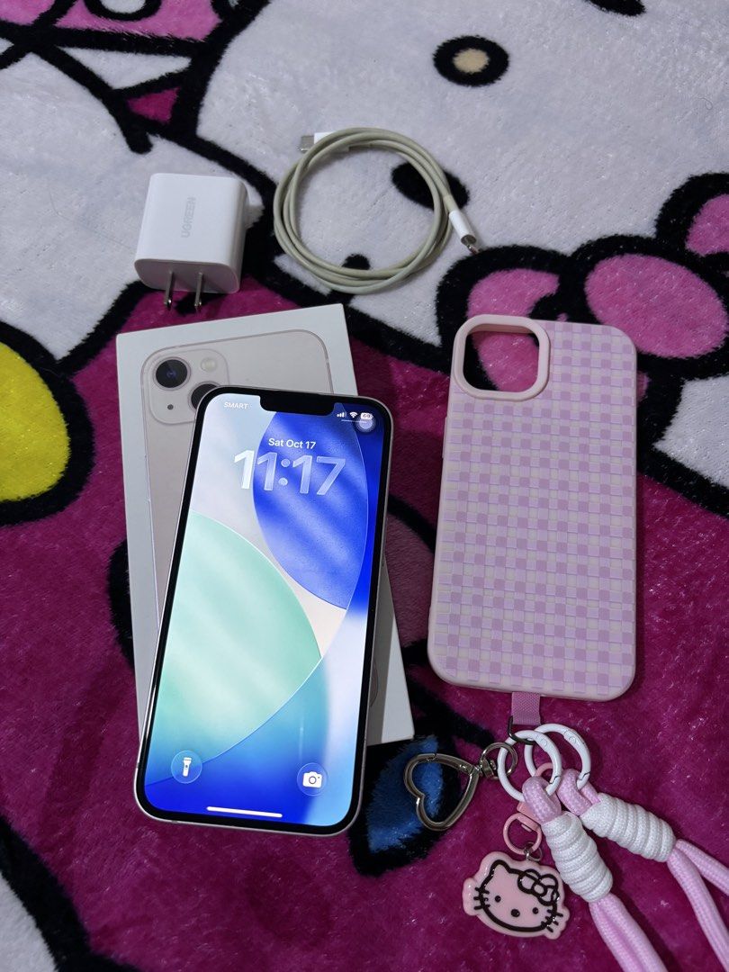 Iphone 13 128gb PINK (Category: iPhone 13 Series) located in Manila. Submitted by quickmoon.3009c1 (Listing ID 1468672005, Image 2). Description: For sale po mababa nadin po price rush nadin po kasi pakibasa nalang po para iwas tanung 😍 78% batt health original Local variant ntc approved Factory unlock any sim pwede Face id working True tone working Ios 26 Super kinis super smooth Pwedeng pwede sa maselan po NO HISTORY OF REPAIR PO TALAGA NO DEN