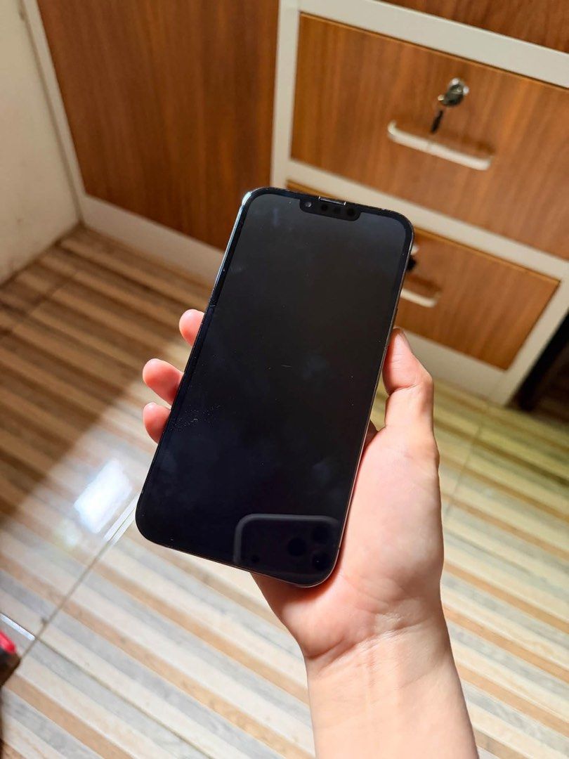 IPHONE 13 PROMAX 128GB (Category: iPhone 13 Series) located in Tarlac. Submitted by tasheikas.husni (Listing ID 1468692977, Image 1). Description: 🔋 Battery Health: 100% (Newly Replaced Battery) 📦 Complete with Box and Charger ✨ Minimal scratches ✅ All functions working perfectly 📌 Honest disclosure: LCD and battery have been replaced. Minimal scratches only. No dents. 💯 Smooth performance and well-maintained! With free wired earphones, power
