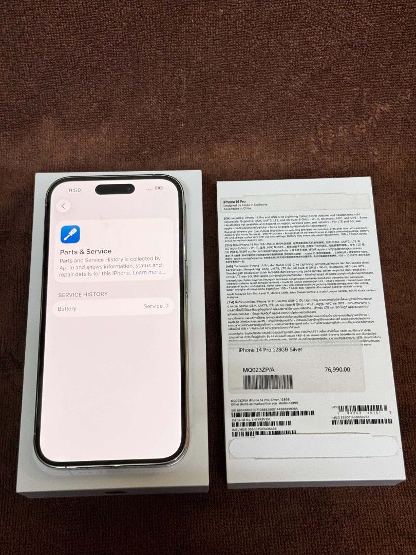 Iphone 14 pro 128GB (Category: iPhone 14 Series) located in Quezon City. Submitted by goodgadgets_hub (Listing ID 1468531066, Image 3). Description: 📱 iPhone 14 Pro — 128GB ( Lady Owned ) Price: ₱23,000 only Factory Unlocked • No SIM Restrictions Battery Health: 76% Condition: No scratches • Looks brand new ⚠️ No hidden issues • Fully working 📦 What you get: Unit and Original box 📍 Location: Quezon City (Sm north, Cubao, Shangri la, One Ayala)