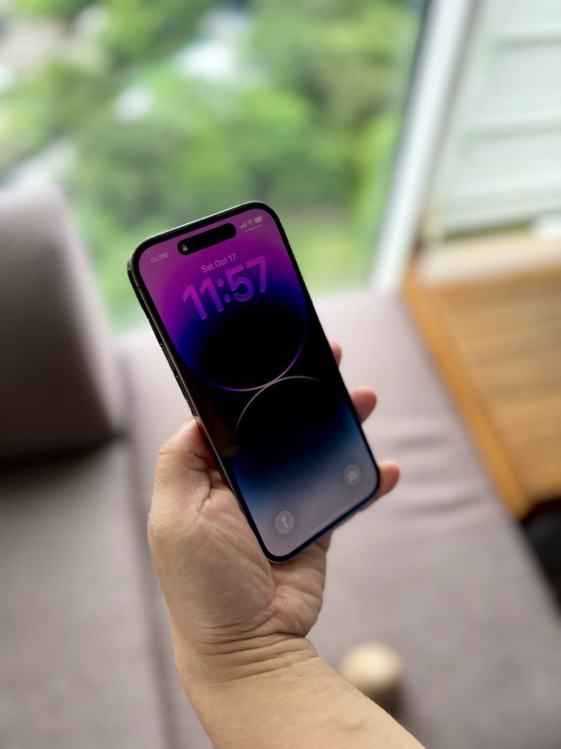 iPhone 14 Pro, 128GB, Deep Purple (Category: iPhone 14 Series) located in Taguig. Submitted by perfume_addict (Listing ID 1468551800, Image 1). Description: Selling my iPhone 14 Pro, 128GB Always kept in a case. Fully working, with no issues. • Battery health: 69% • Includes a legit Casetify case worth 3K (bought in HK) • Globe locked • Face ID, cameras and speakers all working • No visible scratches (pwede sa maarte 😁) Price slightly negotiable