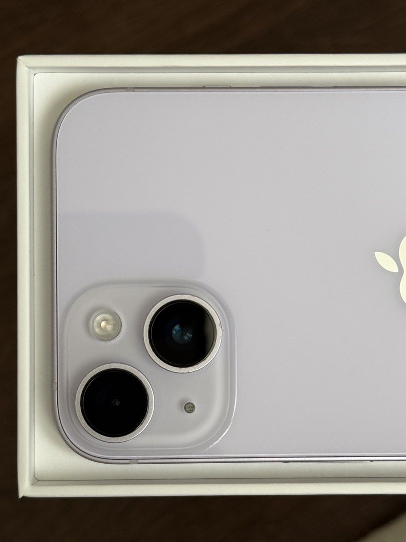iphone 14 purple 128GB (Category: iPhone 14 Series) located in San Juan City. Submitted by ilovekitaro (Listing ID 1468538746, Image 3). Description: - 75% battery health - color purple - everything works well, no issues :) - has little / minor scratches but nothing major - no repair history - comes with box, manual and free cases ! no low ballers pls ! RFS : upgraded and no longer using loc : san juan city metro manila mop : gcash mod : can ship