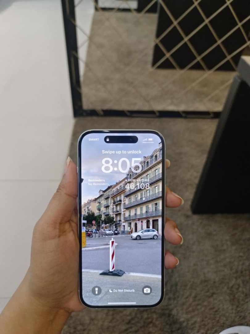 Iphone 15 (Category: iPhone 15 Series) located in Manila. Submitted by suzanneber43600 (Listing ID 1468624328, Image 2). Description: Iphone 15 128GB Original 100% White Titanium color Good as new 86% Battery Health Location: Binangonan Rizal.
