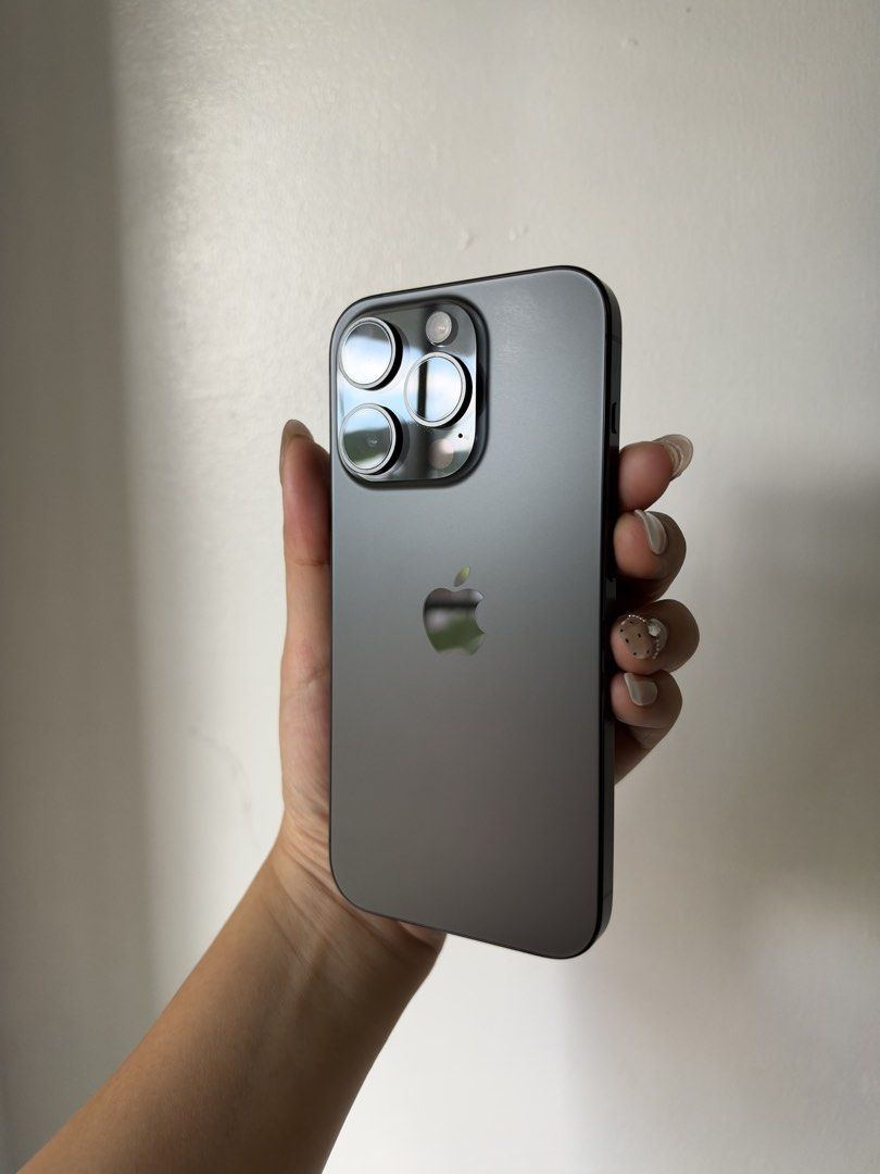 iPhone 15 PRO (128gb) (Category: iPhone 15 Series) located in San Pedro. Submitted by ajcee (Listing ID 1468711527, Image 2). Description: - Lady Owned (very maingat!) - 2 years old - w/ Privacy Screen Protector - w/ type C charger chord - w/ Pink Casetify Case - w/ box - No scratches/dents - No issues - Smooth OS Slightly negotiable for sure buyers! Rfs: Phone upgrade.