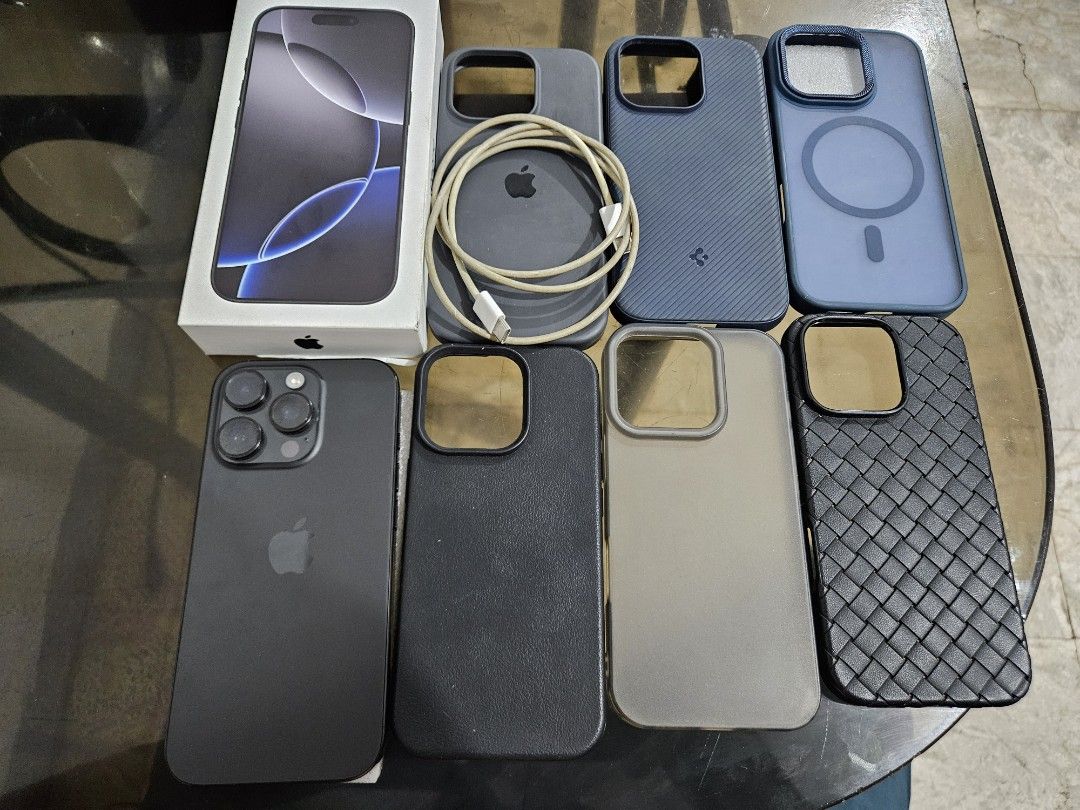 iPhone 16 Pro 128gb Smartlock (Category: iPhone 16 Series) located in Makati City. Submitted by noobmaster99 (Listing ID 1468634761, Image 1). Description: For sale iPhone 16 Pro 128gb Smartlock With box,usb c cord and cases Face id and true tone goods 91 battery health Slight dent scratch sa lower part No issue All working Pm.