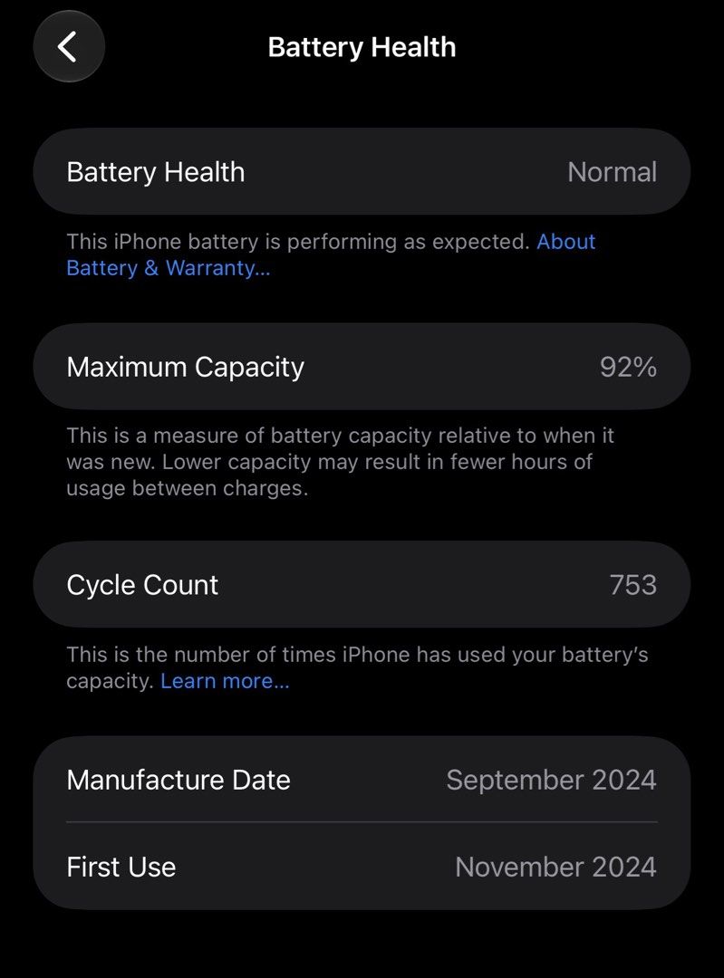 iPhone 16 Pro Max 256gb (Category: iPhone 16 Series) located in Cainta. Submitted by ajncna (Listing ID 1468578637, Image 1). Description: Negotiable iPhone 16 Pro Max Storage: 256gb Color: Natural Titanium Lady Owned No scratches or screen cracks No History of repair Battery Health: 92% No Sim Restriction Variant: VC/A Inclusions: Original Box Old Original Cord Charger Case RFS: upgrade Downpayment: ₱5,000 Balance: LBC Cash On Pickup No refund i