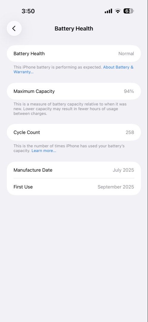 iPhone 16 promax 512 gb (Category: iPhone 16 Series) located in Taguig. Submitted by triaa_ (Listing ID 1468571356, Image 2). Description: 512 gb. Slightly used, no scratches on body and screen. First use: Sept 2025 94% batt health Rfs: upgrade.