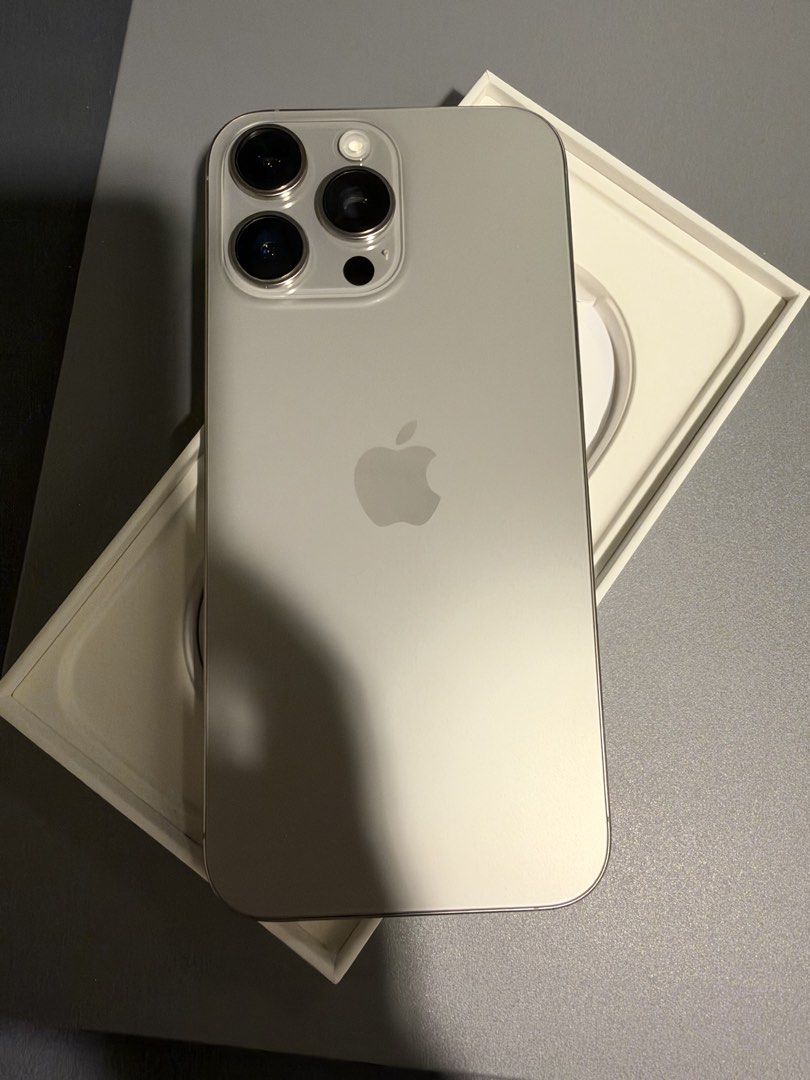 iPhone 16ProMax 512gb natural titanium openline (Category: iPhone 16 Series) located in San Juan City. Submitted by snappymacs (Listing ID 1468671667, Image 3). Description: Pristine unit! BH:92%. Zero scratches. Included Spigen screen protector (installed) and spigen case. Complete with box and papers. For meetups in San Juan/megamall only. Won’t reply to low ballers. .