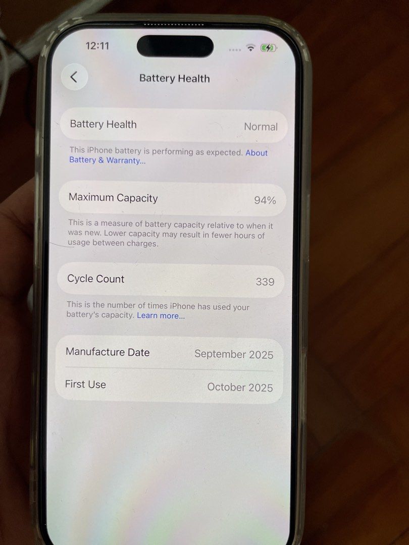iPhone 17 （分類：iPhone 17 Series）位於 Hong Kong。 由 beasthkswag 提交（商品編號 1468553021，圖片 3）。簡介： iphone 17, 256GB storage battery 93% excellent condition 。