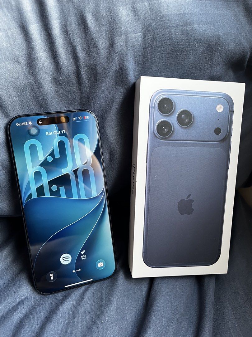 iPhone 17 Pro Max (Category: iPhone 17 Series) located in Pasig City. Submitted by alyandaly (Listing ID 1468656714, Image 2). Description: FOR SALE: iPhone 17 Pro Max 256 GB 📱 ✅ Less than 2 months old ✅ Under Apple Warranty ✅ No issues, all working perfectly ✅ Excellent condition ✅ Complete set RFS: Need cash ASAP. Open for meet-up. PM for inquiries! Serious buyers only. 😊.