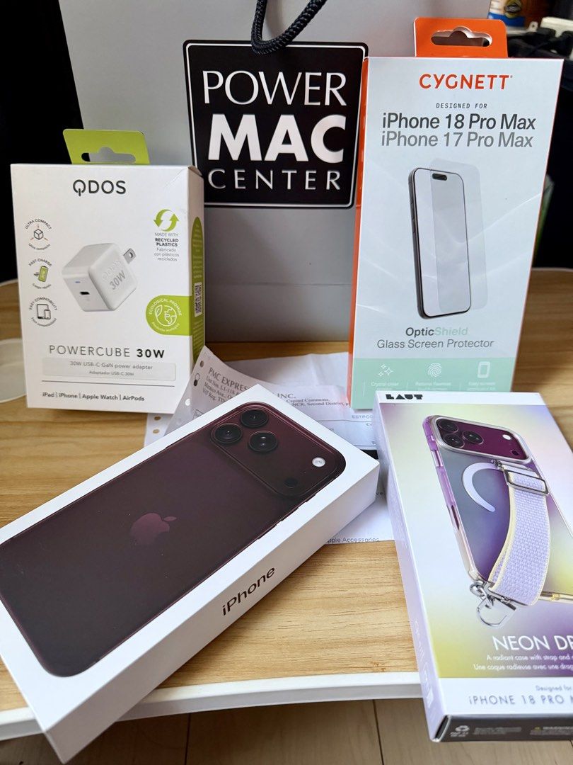 iPhone 18 Promax 512gb (Category: iPhone 18 Series) located in Pasig City. Submitted by coco_mamba_24 (Listing ID 1468643669, Image 2). Description: Bnew & Sealed iPhone 18 Promax 512gb Local Purchased NTC Bought at Powermac 1yr Apple Store Warranty Not Activated Burgandy With Receipt Freebies Case, Full Tempered, Power Adapter All Original From Powermac For Sale Only Pm if Interested Also Available in 256gb & 1Tb.