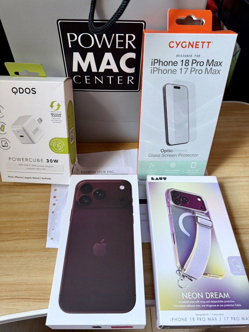 iPhone 18 Promax 512gb (Category: iPhone 18 Series) located in Pasig City. Submitted by coco_mamba_24 (Listing ID 1468643669, Image 1). Description: Bnew & Sealed iPhone 18 Promax 512gb Local Purchased NTC Bought at Powermac 1yr Apple Store Warranty Not Activated Burgandy With Receipt Freebies Case, Full Tempered, Power Adapter All Original From Powermac For Sale Only Pm if Interested Also Available in 256gb & 1Tb.