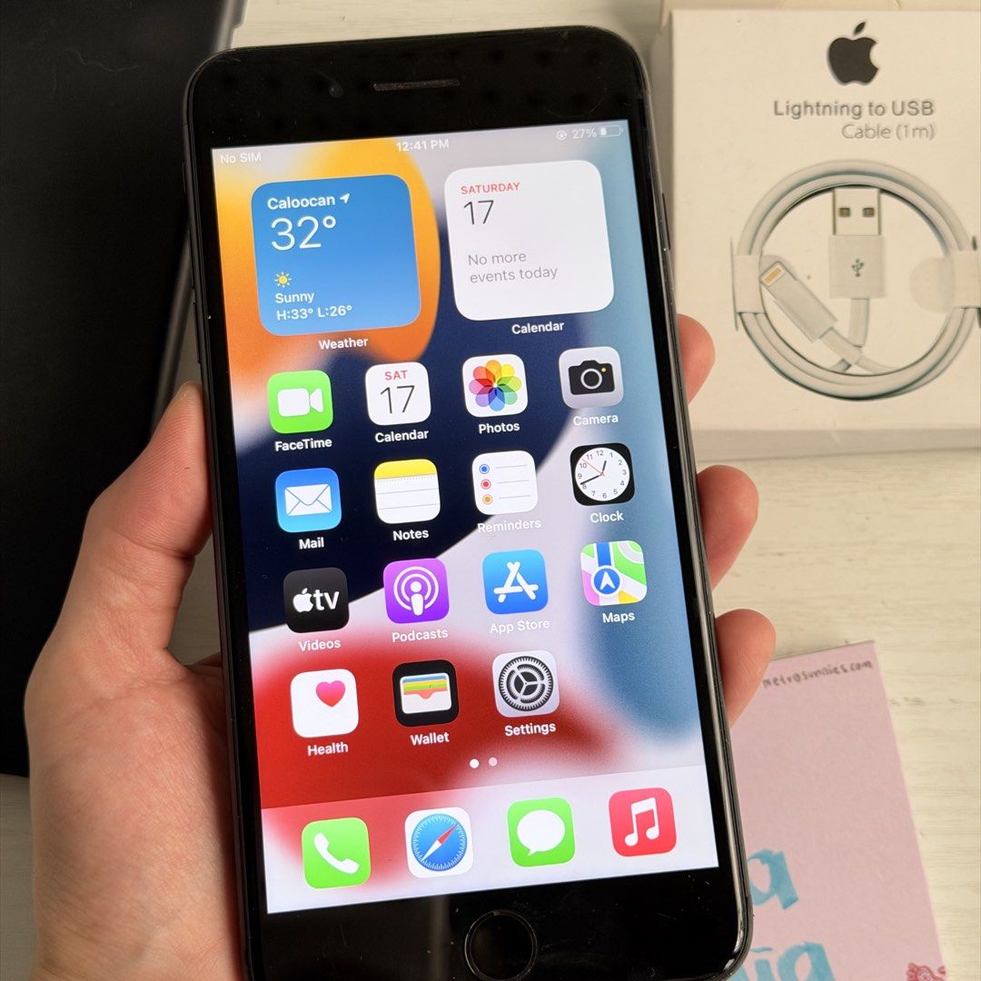 Iphone 7 plus 128gb Black Openline (Category: iPhone 7 Series) located in Caloocan City. Submitted by shoppiyah (Listing ID 1468602342, Image 2). Description: Iphone 7+ 128gb Black Like new makinis ✅ Openline any sim ✅ All working like new ✅ All buttons working ✅ Fingerprint working issue: hindi pwede reset ‼️fixed price 📍 North Caloocan 🛵 lalamove / pickup .