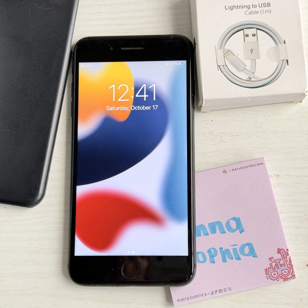 Iphone 7 plus 128gb Black Openline (Category: iPhone 7 Series) located in Caloocan City. Submitted by shoppiyah (Listing ID 1468602342, Image 1). Description: Iphone 7+ 128gb Black Like new makinis ✅ Openline any sim ✅ All working like new ✅ All buttons working ✅ Fingerprint working issue: hindi pwede reset ‼️fixed price 📍 North Caloocan 🛵 lalamove / pickup .