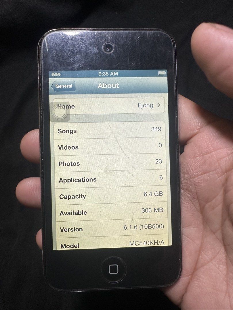 iPod Touch 4th Gen 8GB (Category: Portable Music Players) located in Manila. Submitted by raymartpalomar (Listing ID 1468511775, Image 1). Description: Loc-Katuparan Vitas Tondo 14hrs Playing Music Bible Verse na Tagalog un nakalagay sa Songs issue-Home Button may assistive touch nmn .